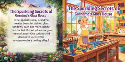 The Sparkling Secrets of Grandma's Glass House: A Children’s Book About Stained Glass, Creativity, Kindness, and the Special Bond Between Grandma and Granddaughter (The Family Traditions Collection) B0GZMT97DW Book Cover