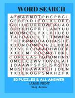 Word Search 50 Puzzles & All Answer Large Print: Word Search 50 Puzzles Large Print 1547166134 Book Cover