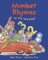 Number Rhymes to Say and Play 1845071506 Book Cover