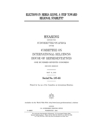 Elections in Sierra Leone : a step toward regional stability? B084QKYC5Q Book Cover