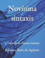 Novísima sintaxis: 3.a edición de Nueva sintaxis B0BQZV6K7W Book Cover