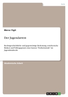 Der Jugendarrest: Rechtsgeschichtliche und gegenwärtige Bedeutung, erzieherische Risiken und Vollzugspraxis einer kurzen Freiheitsstrafe 334668489X Book Cover