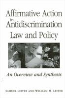 Affirmative Action in Antidiscrimination Law and Policy: An Overview and Synthesis 0791455106 Book Cover