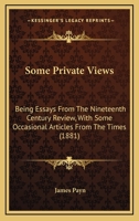 Some Private Views 1512316237 Book Cover