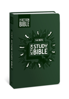 The NIV Action Study Bible, Leathersoft, Forest, Full Color 0830787410 Book Cover