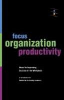 Focus, Organization, Productivity 0975868004 Book Cover