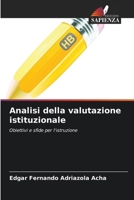 Analisi della valutazione istituzionale (Italian Edition) 6208220173 Book Cover