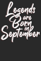 Legends are born in September: Wochenplaner Januar bis Dezember 2020 - 1 Woche auf einen Blick - DIN A5 Monatsplaner Jahresplaner Jahr Terminplaner Checklisten & Notizen Legenden sind im September geb 1678465283 Book Cover
