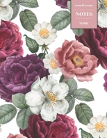 Cornell System Notes: 110 Pages - Vintage Floral Notebook for Professionals and Students, Teachers and Writers - Perfect for High-School or College, Journaling, Writing, Meeting, Seminar or Conference 1087242568 Book Cover