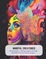 Mindful Creatures: 50 Psychedelic Coloring Images Featuring Beautiful Girls and Cosmic Imagery B0C5KLDFB6 Book Cover