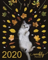 2020 Weekly Planner: Measuring 8X10 January through December 2020 showing entire month at a glance & weekly goals and notes - Cats lovers Gift 1677278315 Book Cover