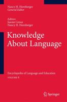 Knowledge About Language 9048194695 Book Cover