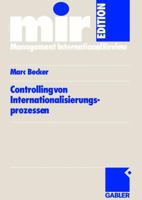 Controlling Von Internationalisierungs-Prozessen 3834900869 Book Cover