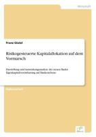 Risikogesteuerte Kapitalallokation Auf Dem Vormarsch 3838681517 Book Cover