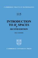 Introduction to Hp Spaces: Second Edition. 0521056810 Book Cover