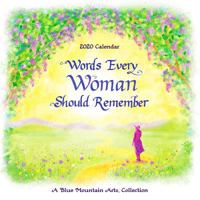 Blue Mountain Arts 2020 Calendar "Words Every Woman Should Remember" 12 x 12 in. 12-Month Hanging Wall Calendar Is a Perfect Gift of Encouragement and Inspiration for Women 1680882872 Book Cover