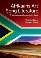 Afrikaans Art Song Literature 0197660827 Book Cover