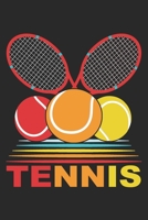 Tennis: Tennis Notebook Blank Line Journal Lined with Lines 6x9 120 Pages Checklist Record Book Take Notes Tennis Player Sports Planner Paper Christmas Gift for Tennis Lover Gifts 1708081143 Book Cover