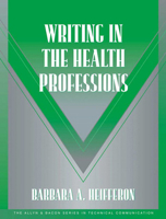 Writing in the Health Professions with Mytechcommlab 0321105273 Book Cover