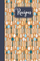 Recipes.: Hallmark Retro Recipe Binder. B0848RX2VC Book Cover