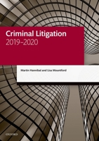 Criminal Litigation 2019-2020 0198838549 Book Cover