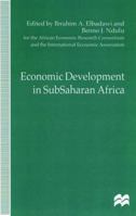 Economic Development in SubSaharan Africa: Proceedings of the Eleventh World Congress of the International Economic Association, Tunis 0333712420 Book Cover