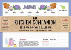The Kitchen Companion Page-A-Week Calendar 2025: It's Magnetic! Perfect for the Fridge, Wall, or Desk 1523525134 Book Cover