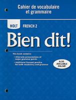 Holt French 2: Cahier De Vocabulaire Et Grammaire 0030882478 Book Cover