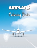 Airplane Coloring Book: Coloring Book for Kids and Toddler with Fun, Easy and Relaxing Coloring Page.Volume-1 B08VX174FV Book Cover