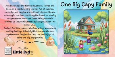 One Big Capy Family 1764100166 Book Cover