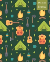 Dot Grid Journal: Notebook Planner with Camping Themed Cover Design 1707964092 Book Cover