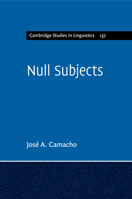 Null Subjects 1316604780 Book Cover
