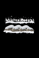 Winter rocks: 6x9 WINTER - dotgrid - dot grid paper - notebook - notes 1711657980 Book Cover