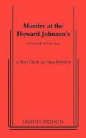 Murder at the Howard Johnson's: A Comedy in Two Acts 0573612021 Book Cover