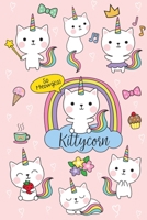 Meowgical Kittycorn : Lined Paper Notebook Journal;funny Cat Unicorn Workbook Gift for Girls Kids Teens Students 1650915349 Book Cover