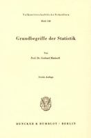 Grundbegriffe Der Statistik 3428020545 Book Cover