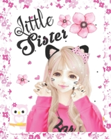 Little Sister: Puzzle Game Spot the Differences Maze Sudoku Word Search are Children Activities Book for Young Preschool Kids Age 4-8. Great Brain ... Imagination Logic and Number Identification. 1675179123 Book Cover