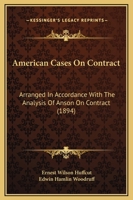 American Cases on Contract 1164564110 Book Cover