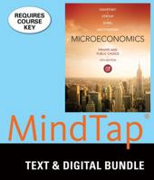 Bundle: Microeconomics: Private and Public Choice, 15th + MindTap Economics Access Code 1305361423 Book Cover