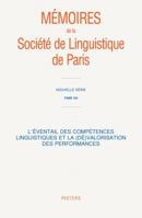L'Eventail Des Competences Linguistiques Et La (De)Valorisation Des Performances 9042928999 Book Cover