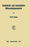 Analytische Und Konstruktive Differentialgeometrie 3709178681 Book Cover