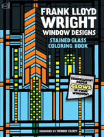 Stained Glass Window Designs of Frank Lloyd Wright (Dover Coloring Book) 0486295168 Book Cover