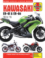 Kawasaki ER-6F (EX650) and ER-6N (ER650) Service and Repair Manual 2006-2016 0857339230 Book Cover