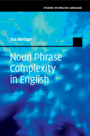 Noun Phrase Complexity in English 1108790429 Book Cover