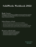 SolidWorks Workbook 2022 177459059X Book Cover