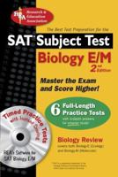 SAT Subject Test: Biology E/M w/CD-ROM (REA) -- The Best Test Prep for the SAT (Test Preps) 0738601217 Book Cover