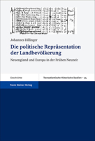 Die Politische Reprasentation Der Landbevolkerung: Neuengland Und Europa in Der Fruhen Neuzeit 3515091629 Book Cover