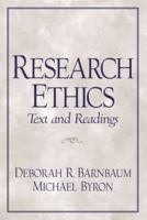 Research Ethics Text and Readings 0130212644 Book Cover