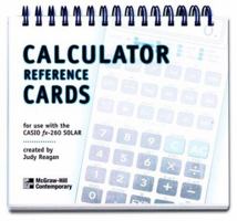Calculator Reference Cards: For Use With The Casio Fx 260 Solar 0072527579 Book Cover