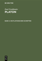 Die platonischen Schriften 3111076822 Book Cover